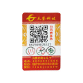 Custom trackable qr code security printing anti-counterfeiting label